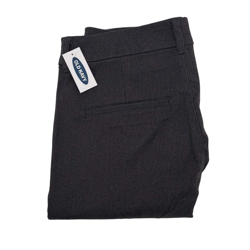 Old Navy Pixie High Rise Secret Slim Pockets Dress Pants Gray Size 6